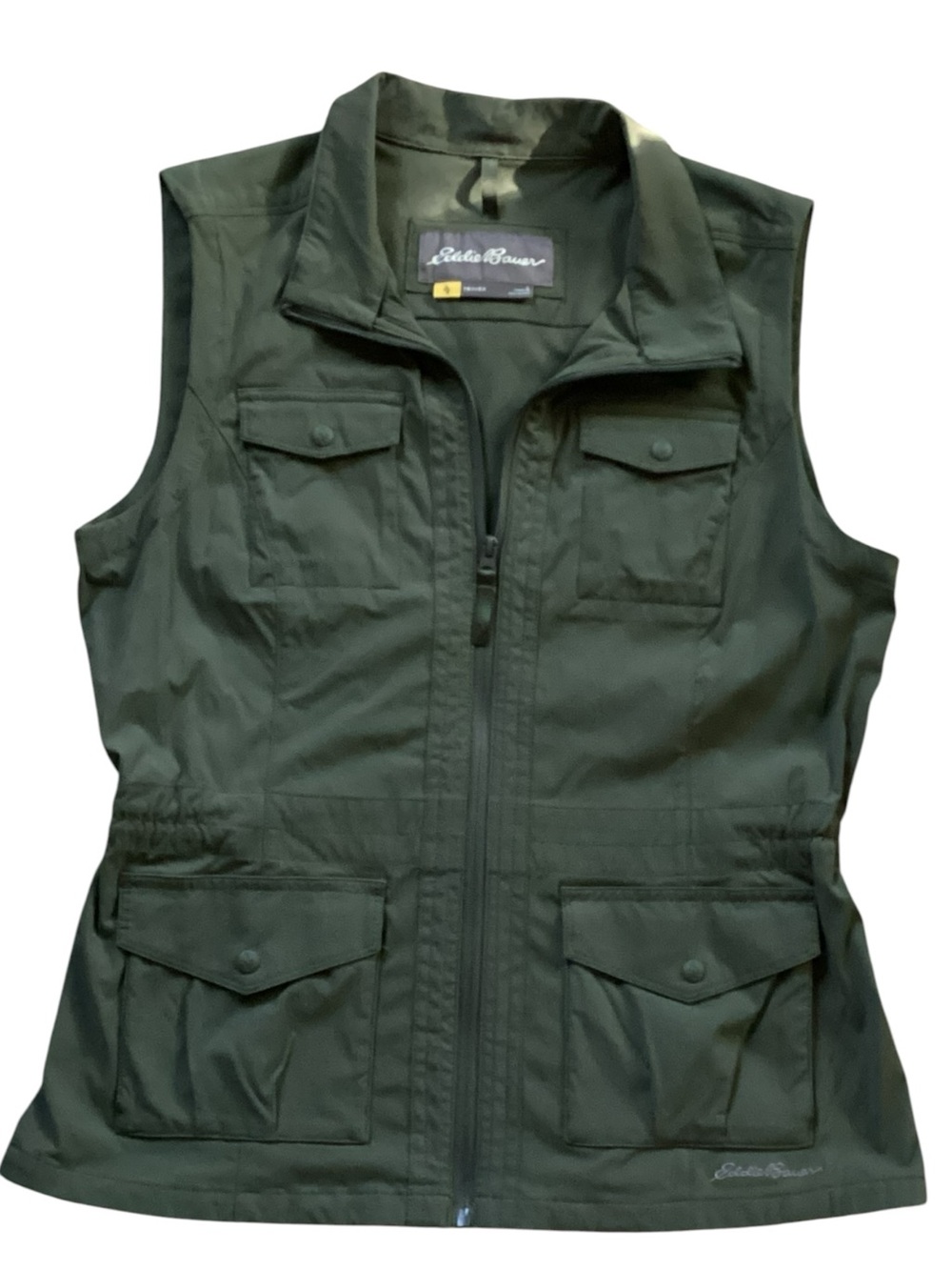 Eddie Bauer Olive Green TravEx Utility Vest